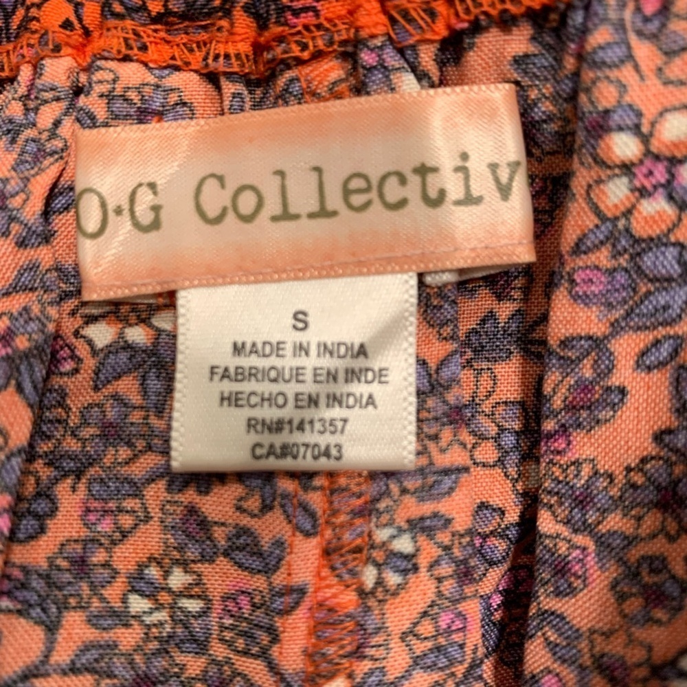 B-O-G Collective Floral Set Crop Top and Skirt Size M - Picture 9 of 12